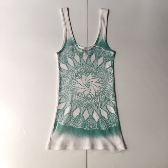 Free People Tops - ☀️Free People Patterned Tank Top Size Small